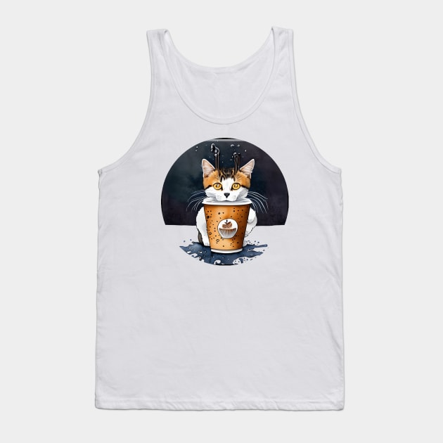 Cat and capuchin Tank Top by sweetvision